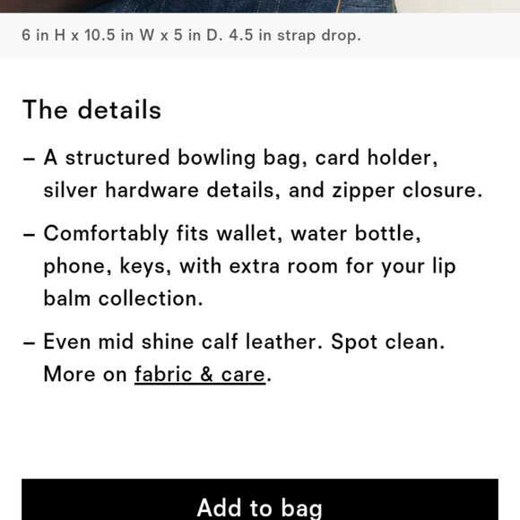 Reformation Medium Patrizia Bowling bag - Picture 3 of 9